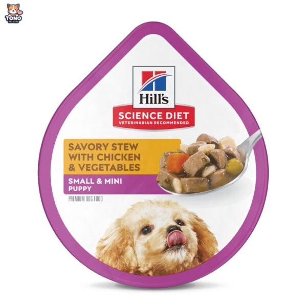 Hill's Science Diet - Puppy Small & Mini Savory Stew with Chicken & Vegetables