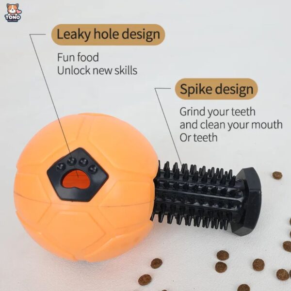 Rubber Dog Chew Toys Pet Leaky Food ball 1